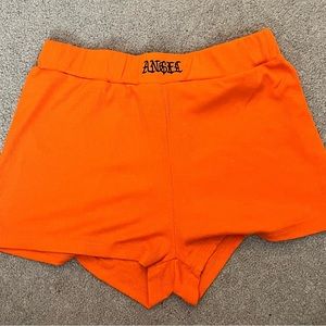 Shein Orange Shorts. Size: Large.